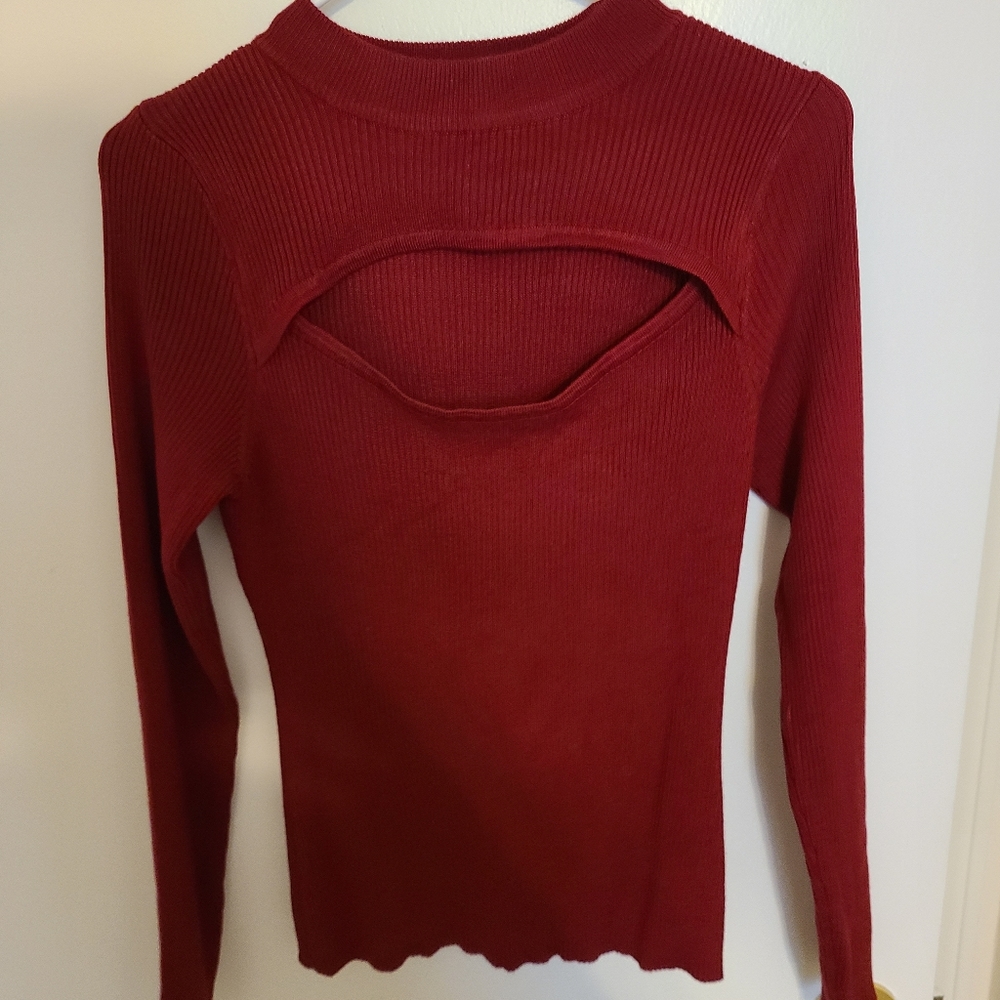 Red sweater